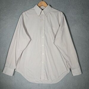 Lauren Ralph Lauren Dress Shirt 16.5 34/35 Classic Fit Non Iron Brown Check